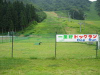 一里野に設置済みのドックラン